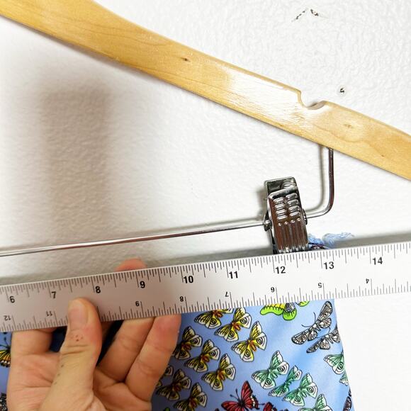 Urban Outfitters Blue Multi Butterfly Print Mini Skirt sz S - Picture 9 of 10